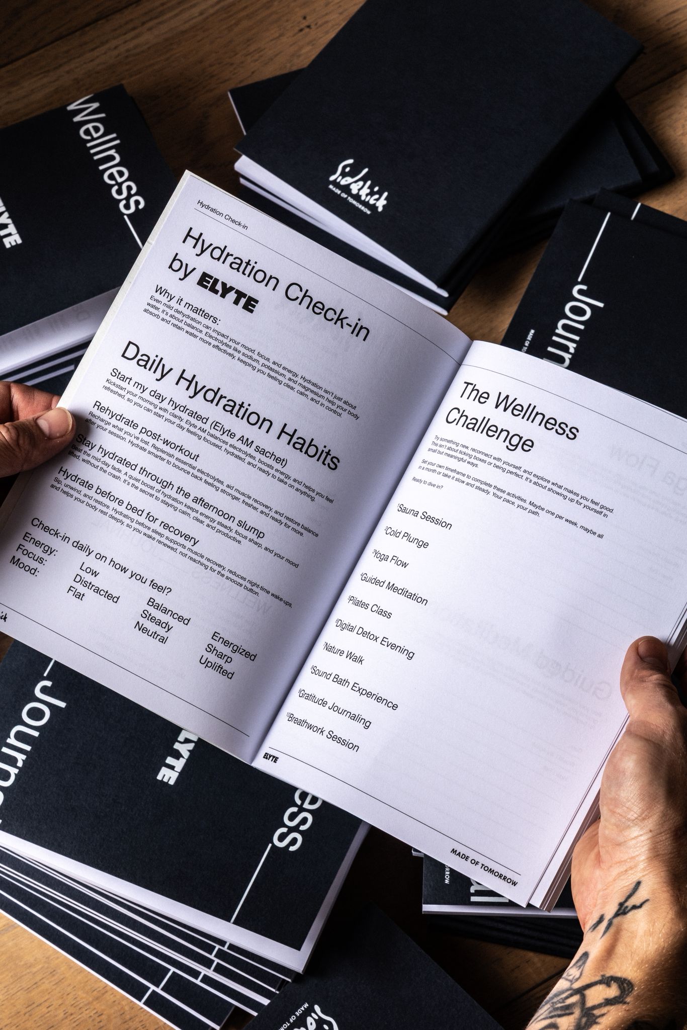 Elyte x Made of Tomorrow Wellness Journal